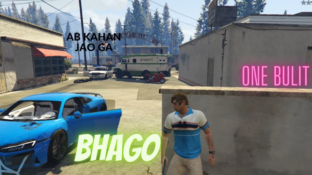 Trevor Fail in Robbery| GTA 5 Real Life Mod || Wolverine Gamerz