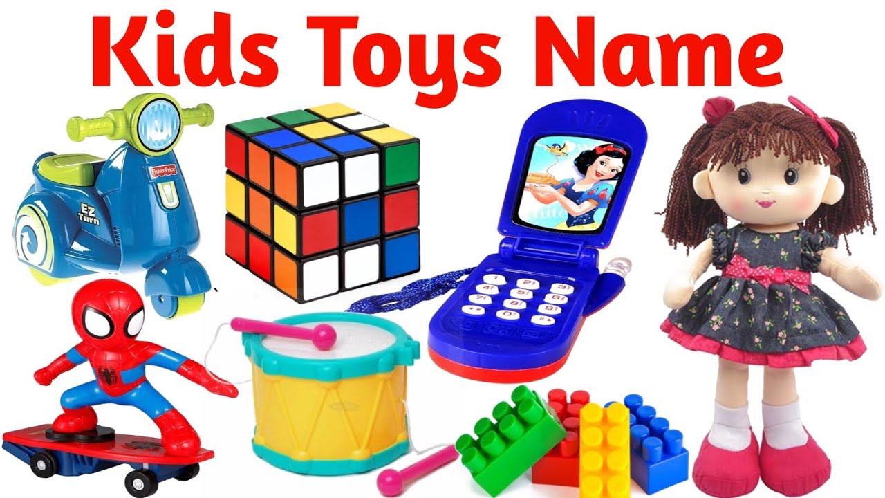 Learn Toys Name in English with Picture | Toys Vocabulary | Toys Name for Kids, Preschool & Toddlers