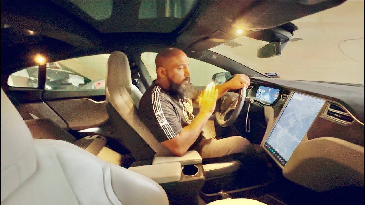 ‏انظر ماذا فعلت في السيارة التسلا (7)  Look what I did to the Tesla