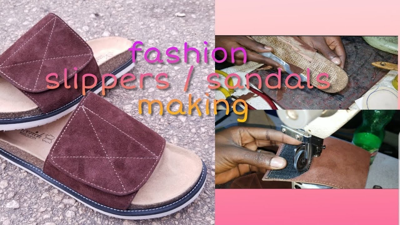 how to make slippers : DIY, sandals.        #diy #trending #shorts #birkenstock