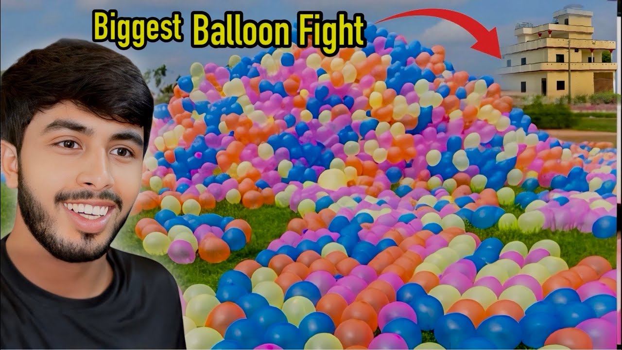 Biggest Water Balloon Fight 2025 | Zohaib Pendu | Zohaib Sabir