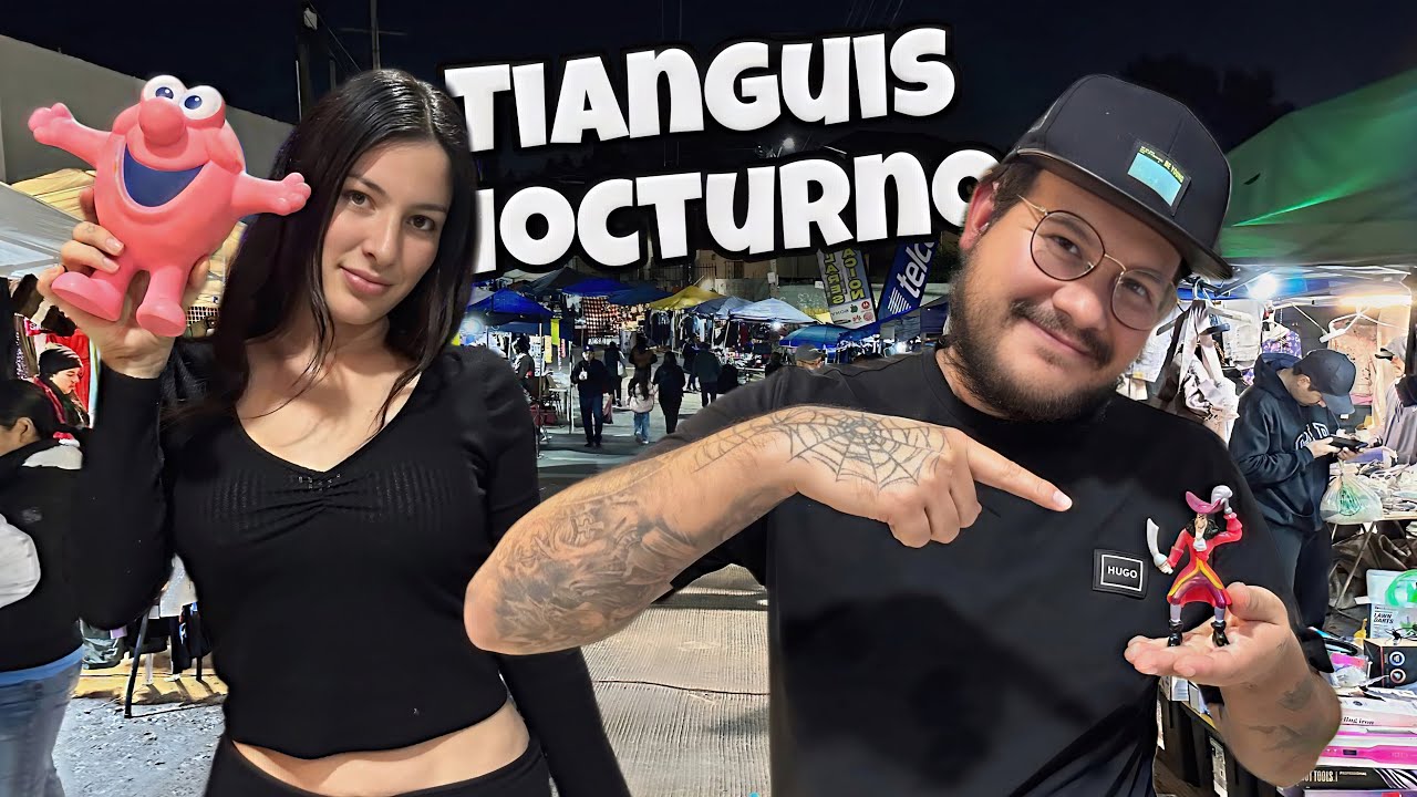 Chachareando JUGUETES En Un TIANGUIS NOCTURNO Con Mi Esposa