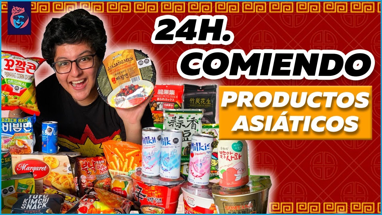 24H COMIENDO PRODUCTOS ASIATICOS - Ariana Bolo Arce