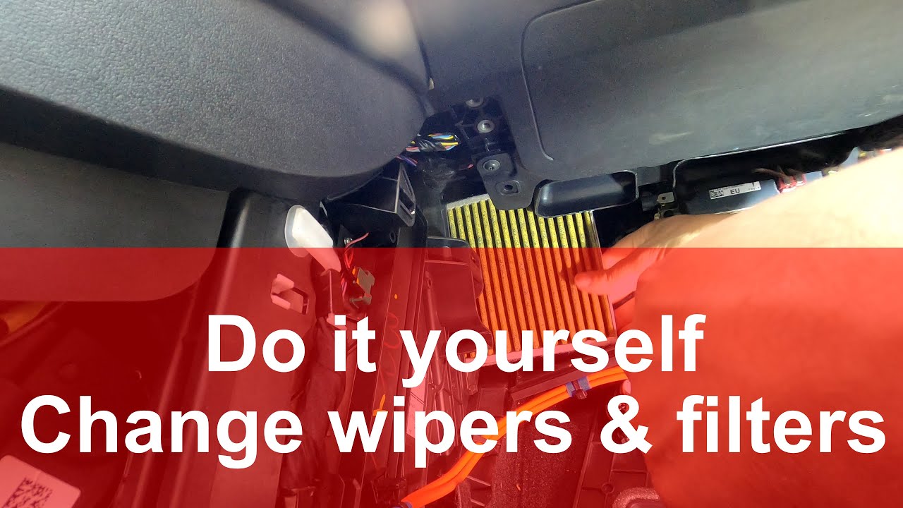 Changing wipers and air filters on a Tesla Model 3 yourself!