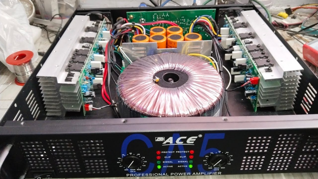 ACE CA5 POWER AMPLIFIER MAHINA ANG TUNOG AT NAKA CLIP DAW PAANU AYUSIN