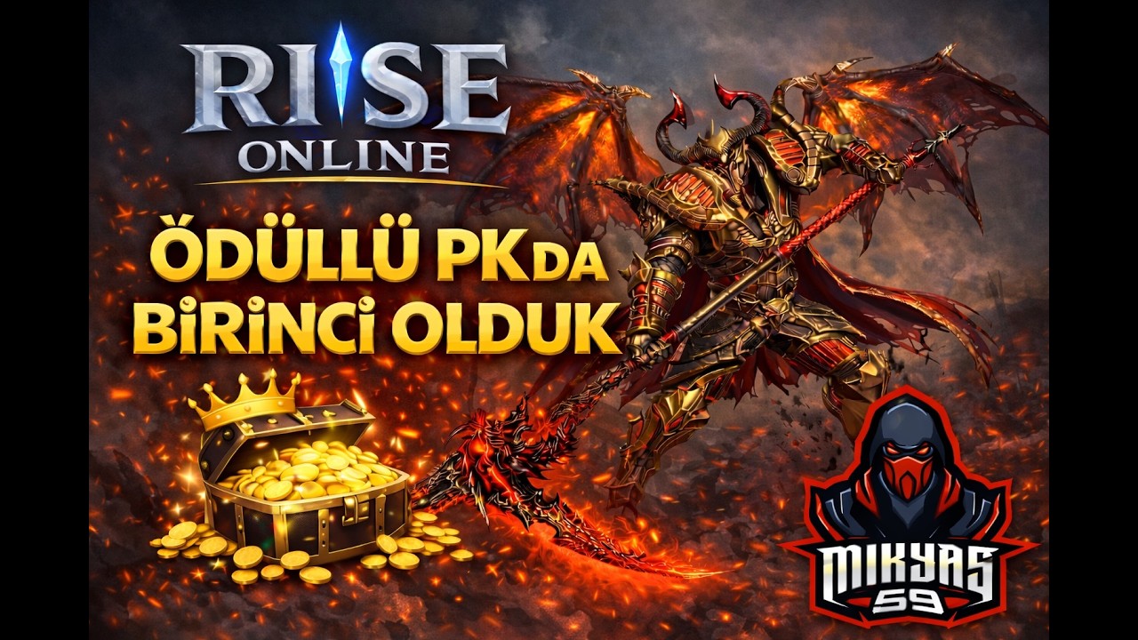 Rise Online World Mobilde &Ouml;d&uuml;ll&uuml; PK da Birinci Olduk !