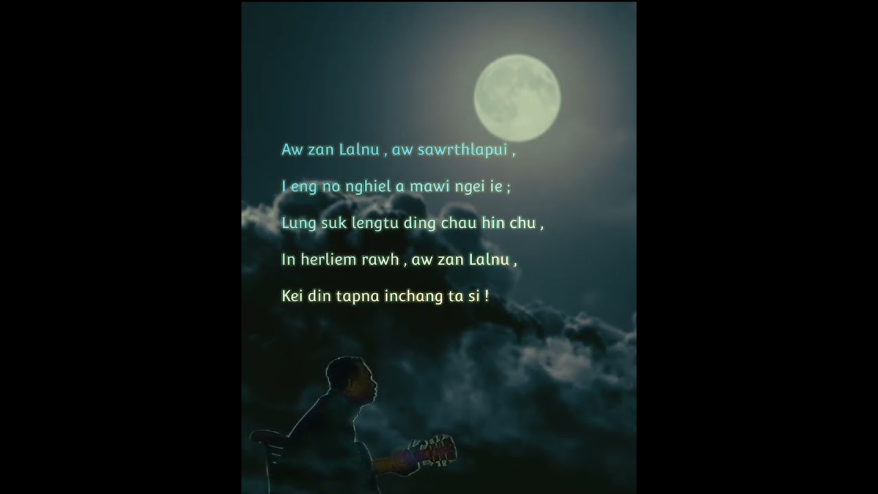 Aw zan Lalnu ] lyrics video ] Thanglienthuom Hrangate ]