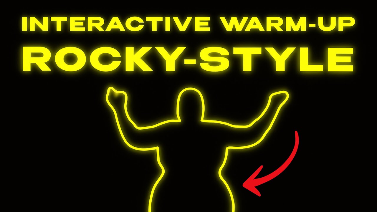Immersive interactive Warm-up / ABS exercises