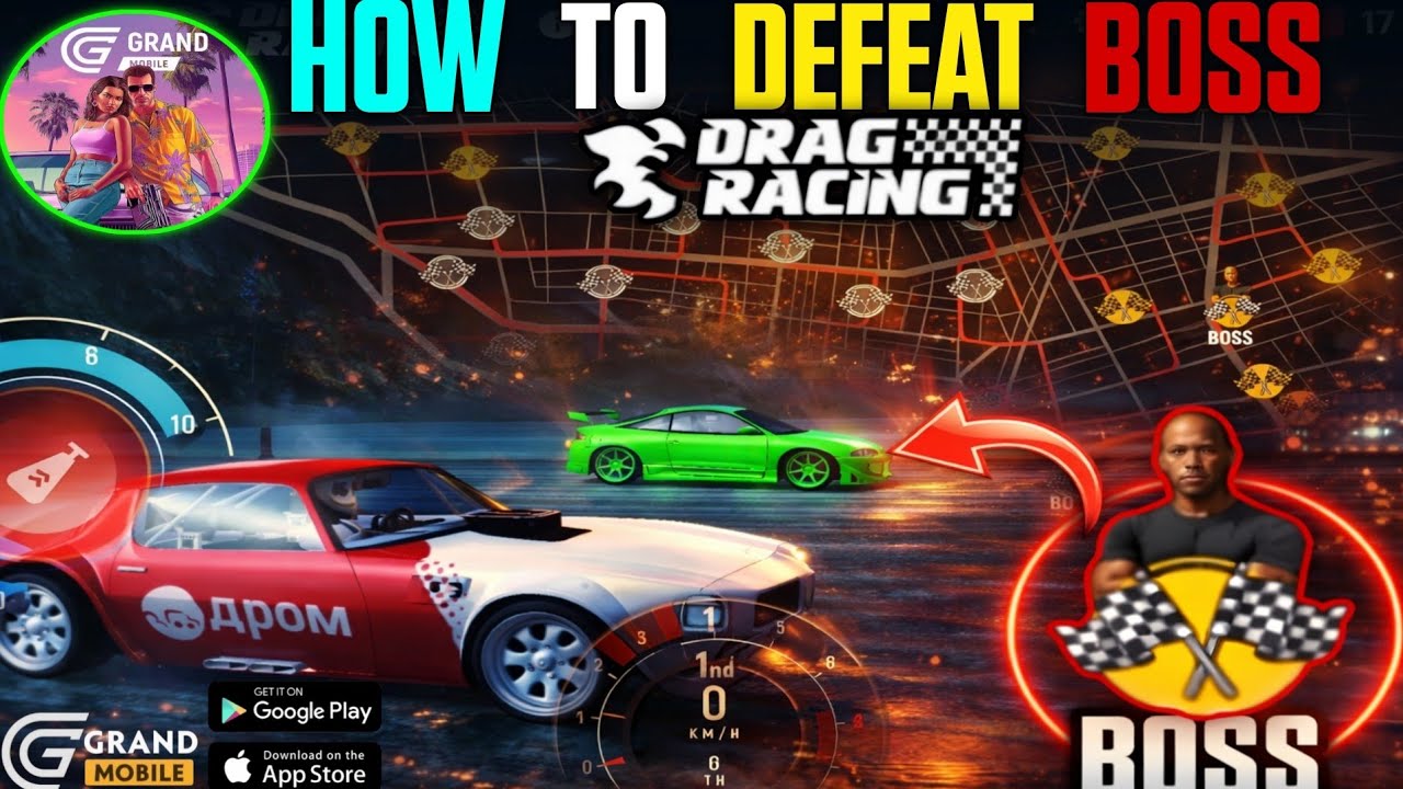 🔥 HOW I DEFEATED the DRAG RACE BOSS! Easy Win Guide | Grand Mobile RP Life Simulator