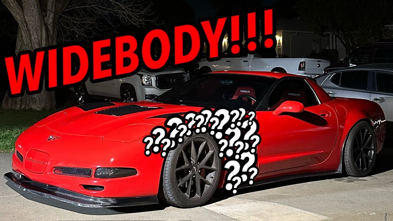 FULL Widebody Kit Installed On The C5 Corvette “FRC”