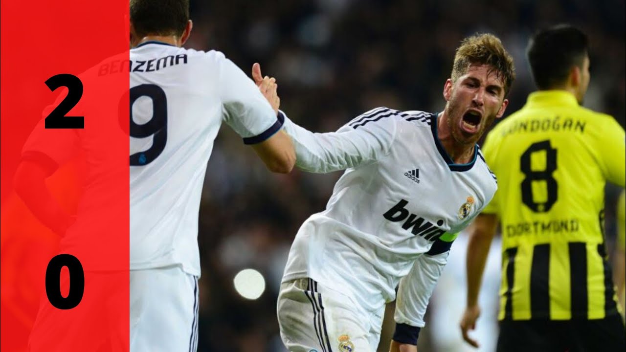 Real Madrid v Dortmund 2 - 0  | UCL 2012/13 Highlights | RETRO |
