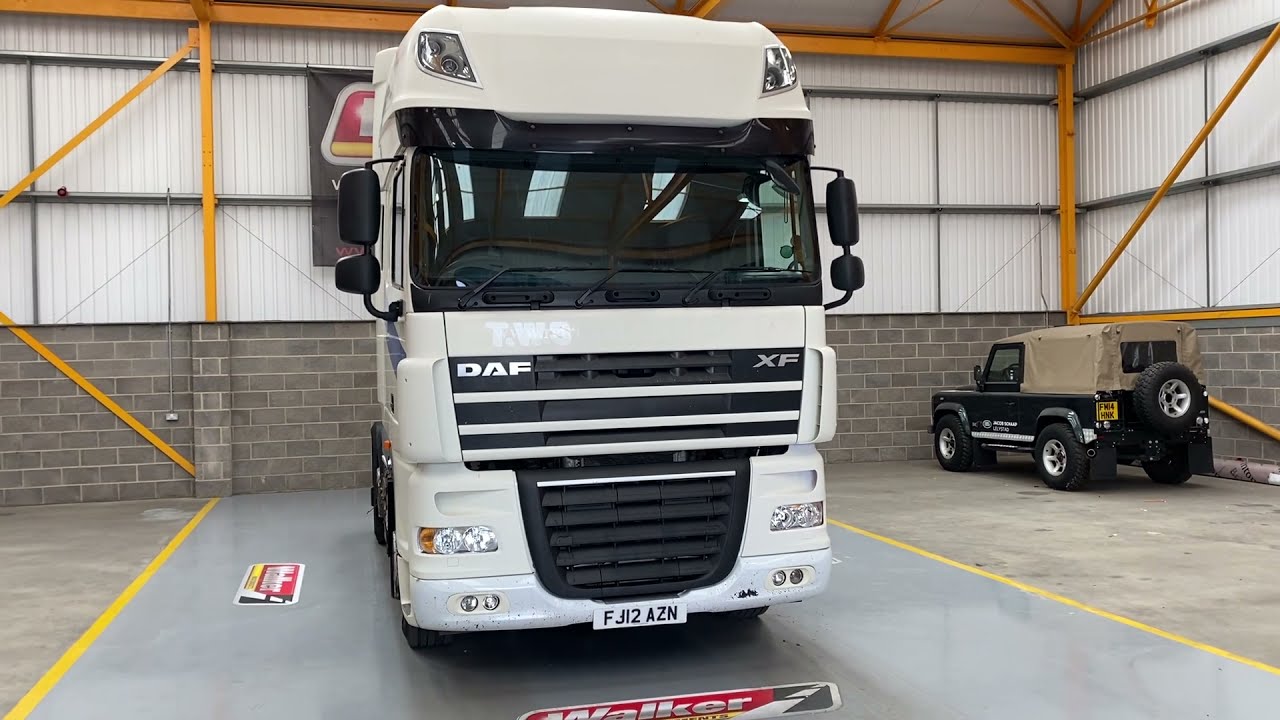 New In Stocklist For Sale: DAF XF105, 510 SUPERSPACE EURO 5, 6X2 TRACTOR UNIT - 2012- FJ12 AZN