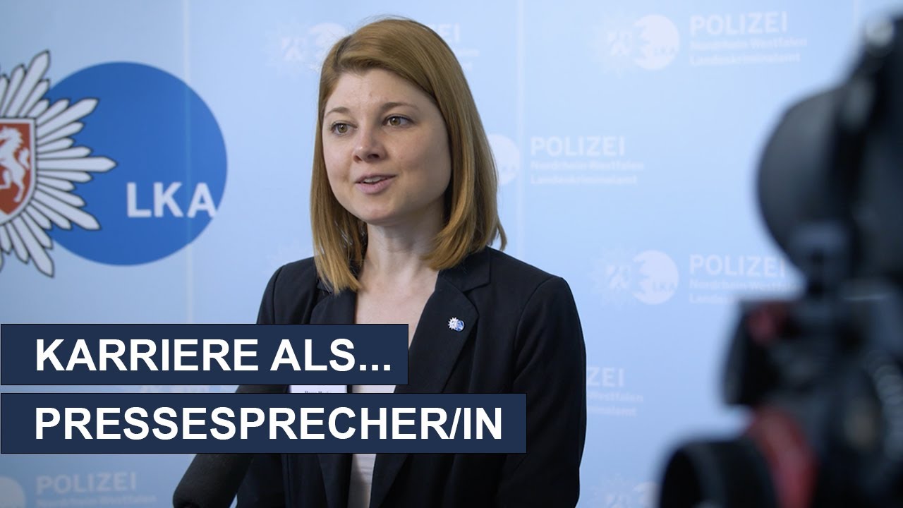 Karriere bei der Polizei NRW als... Pressesprecherin / Pressesprecher