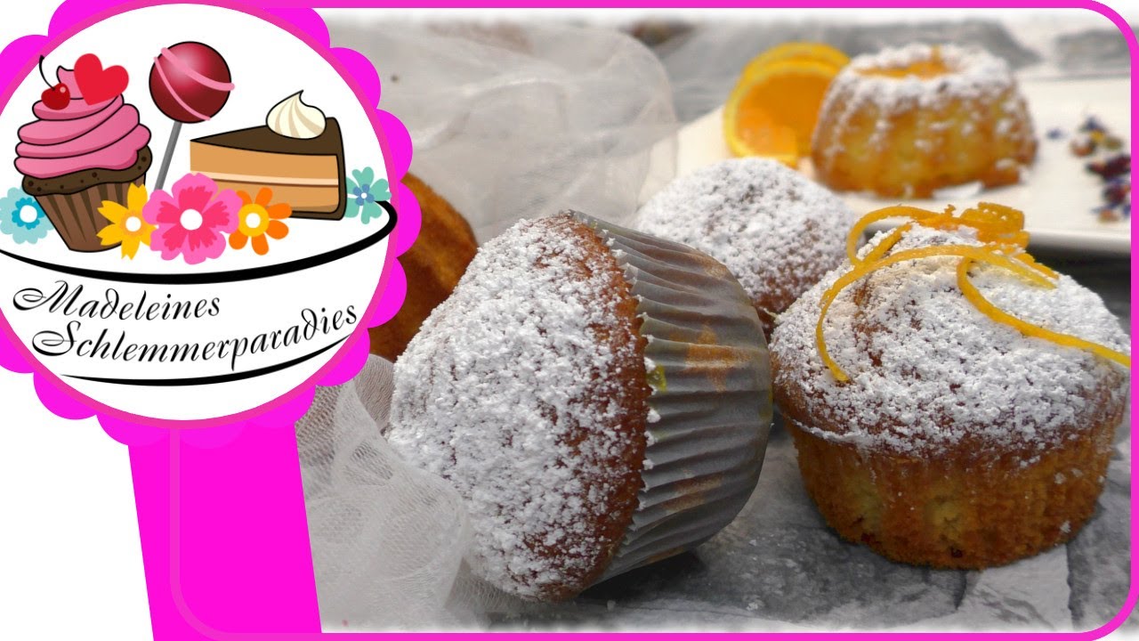Orangen Muffins mit Joghurt