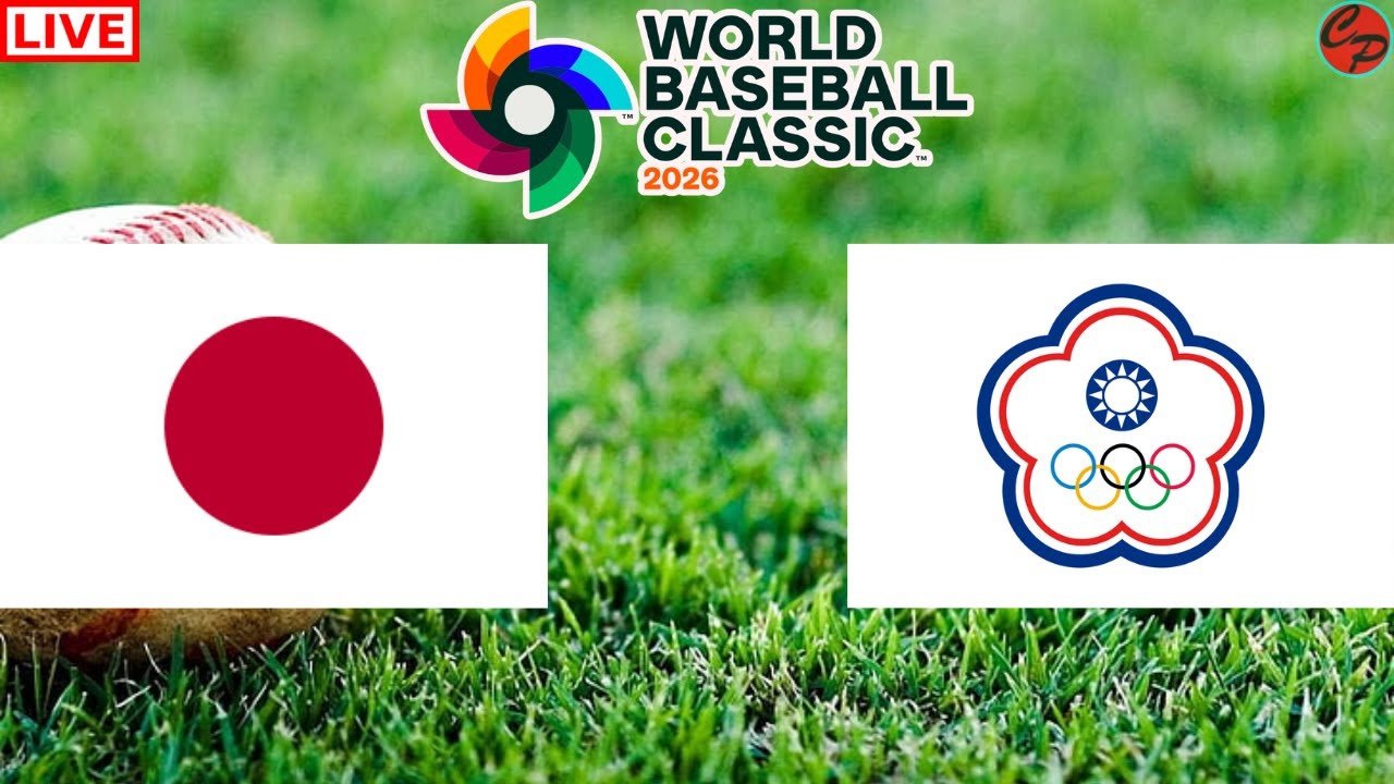 JAPAN vs CHINESE TAIPEI 2026 WORLD BASEBALL CLASSIC LIVE GAME CAST & CHAT
