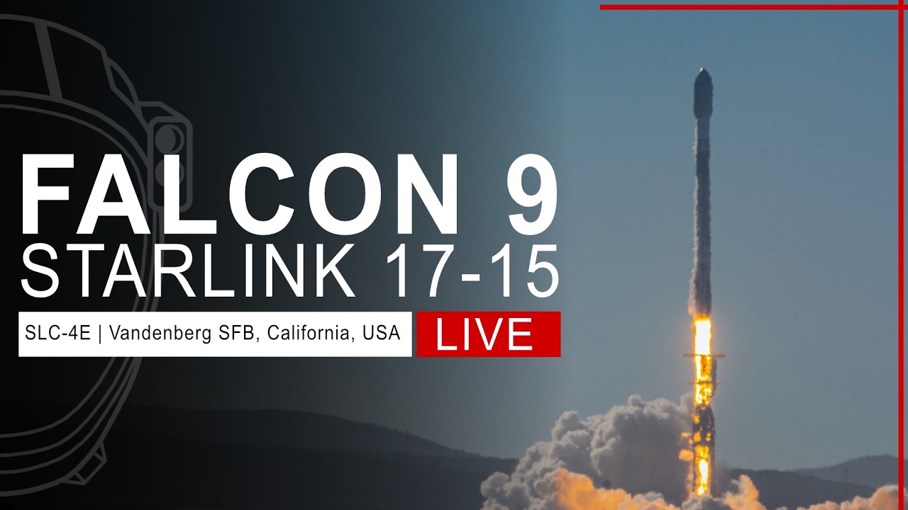 SpaceX Launches Starlink 17-15 Mission from SLC-4E Vandenberg, California