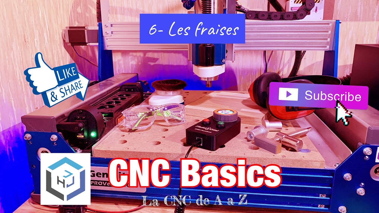 Les bases de la CNC. Les fraises