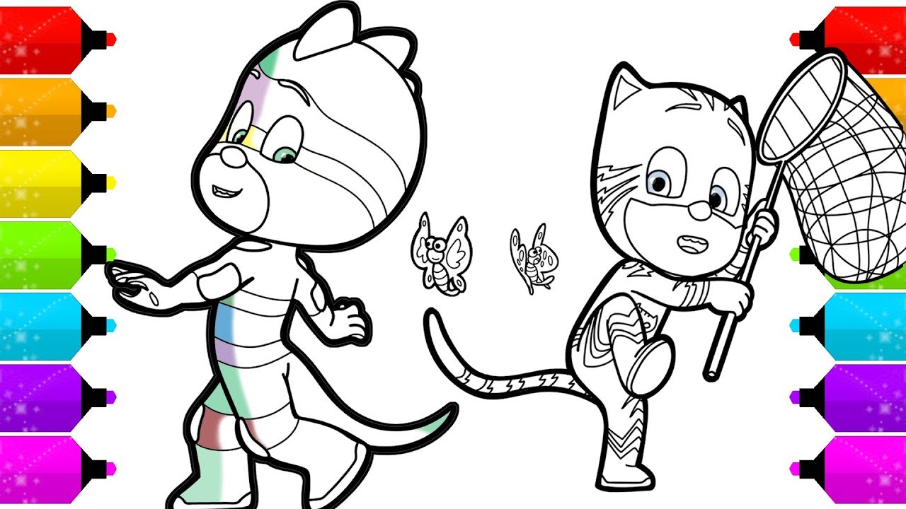 PJ Masks Drawing and Coloring for Kids