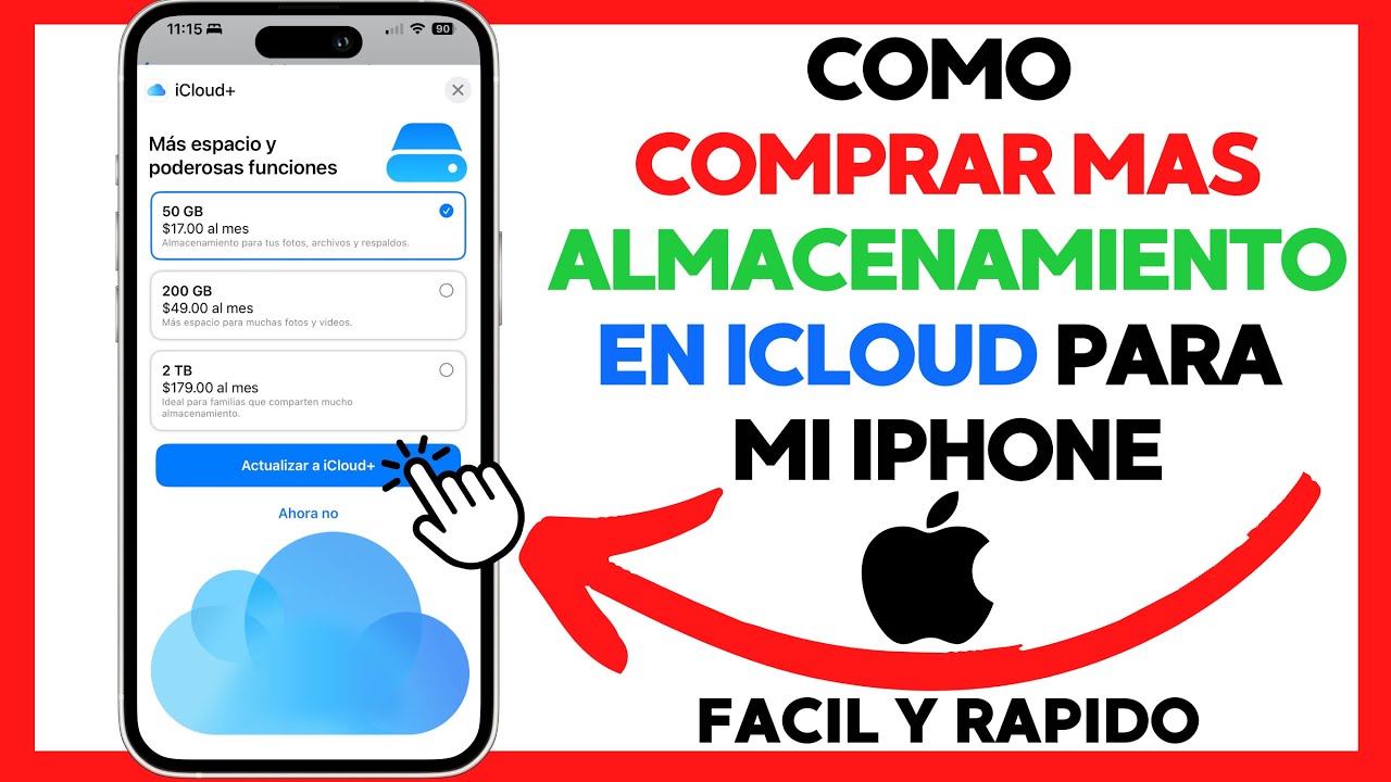 😱😉COMO COMPRAR MAS ALMACENAMIENTO EN ICLOUD PARA MI IPHONE😊