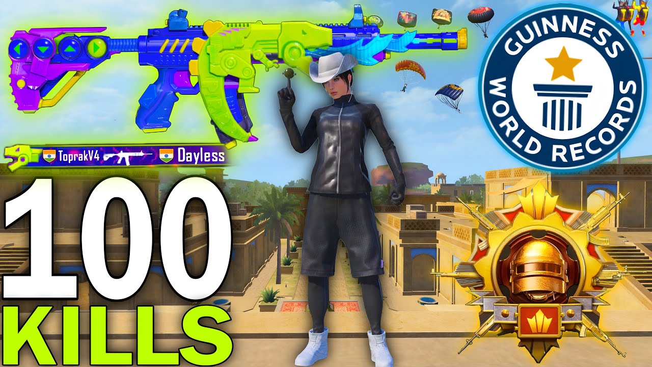 100 KILLS!🔥 MY BEST GAMEPLAY SOLO VS SQUAD😍 PUBG MOBILE - BGMI