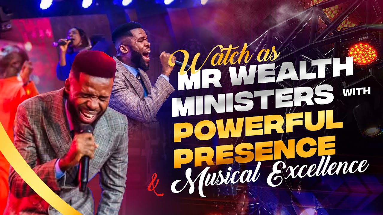 WATCH AS MR WEALTH MINISTERS WITH POWERFUL PRESENCE AND MUSICAL EXCELLENCE. #worship #mrwealth 