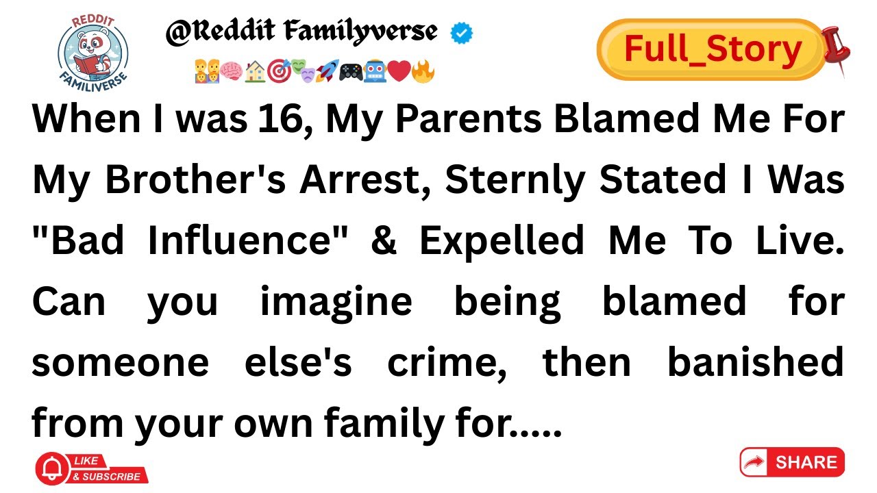 (Full Story)When I was 16, My Parents Blamed Me For My Brother's Arrest, Sternly Stated I Was....!