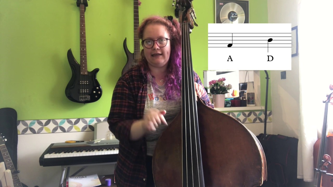 Learn to play: Bobby Shafto (Double Bass beginner)