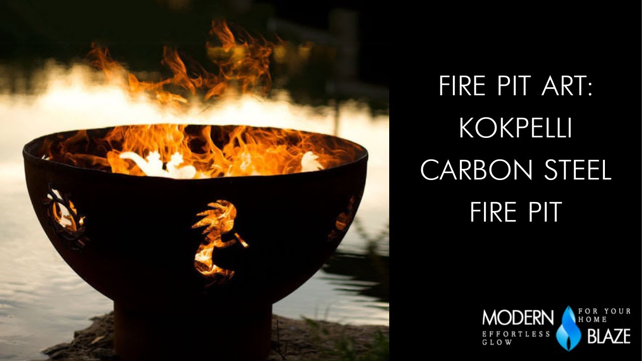 Fire Pit Art Kokopelli Handcrafted Steel Fire Pit