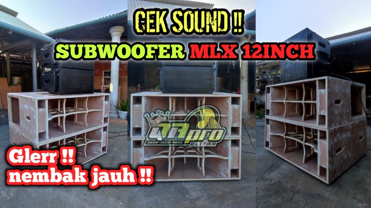CEK SOUND SUBWOOFER MLX 12INCH RASA 18INCH !!