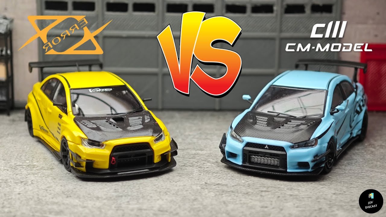 Mitsubishi Lancer Evolution X Varis Bodykit | BRAND COMPARISON | Error404 VS CM Model