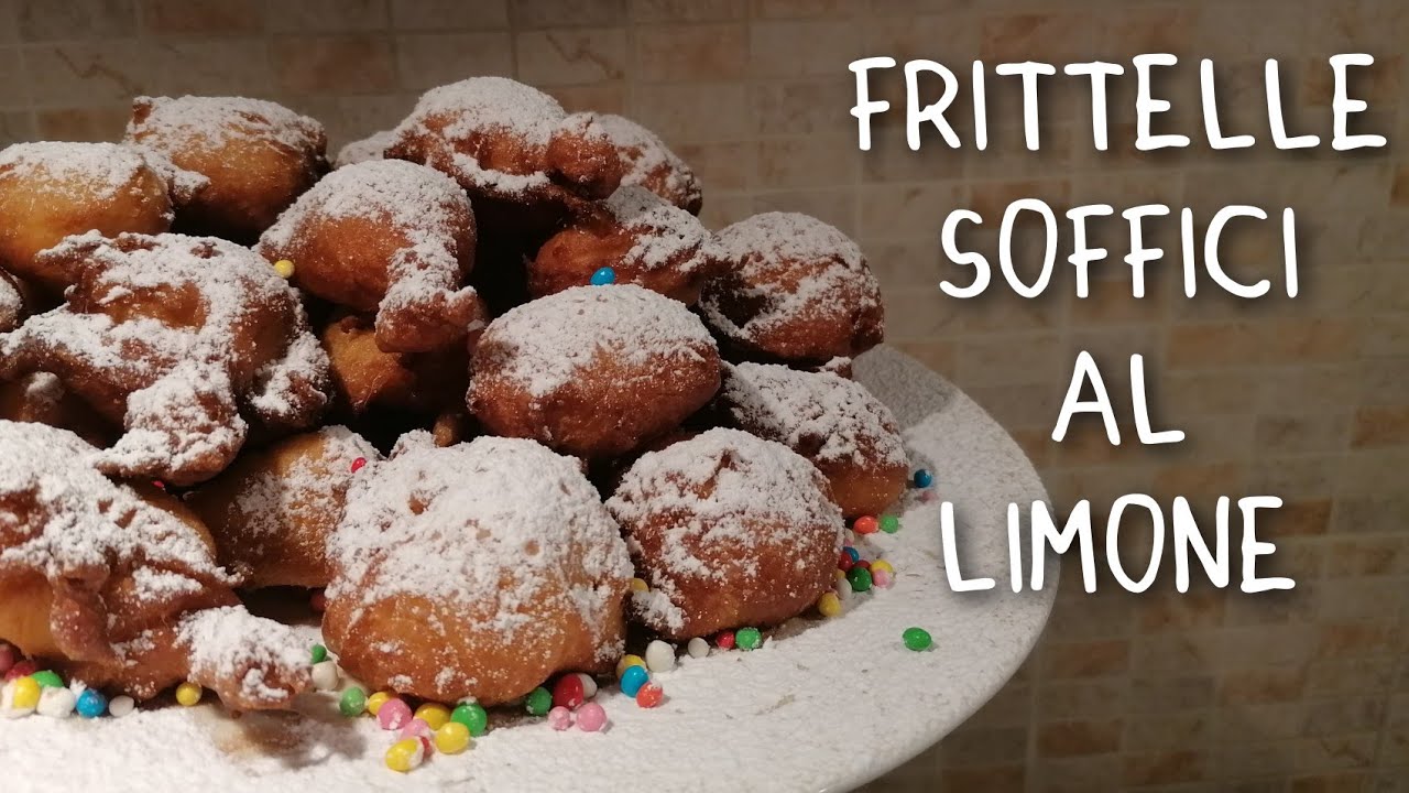 FRITTELLE SOFFICI AL LIMONE, A CARNEVALE OGNI FRITTO VALE!