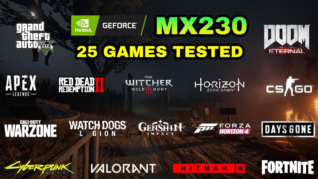 Nvidia GeForce MX230 Test in 25 Games in 2021