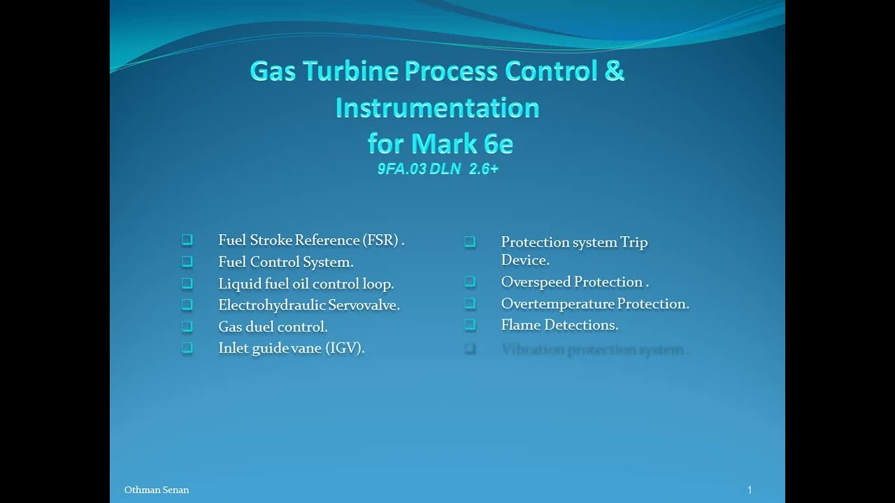 1-POWER STATION TRAINING VIDEO (1/9) FOR GE GAS TURBINE 9FA03