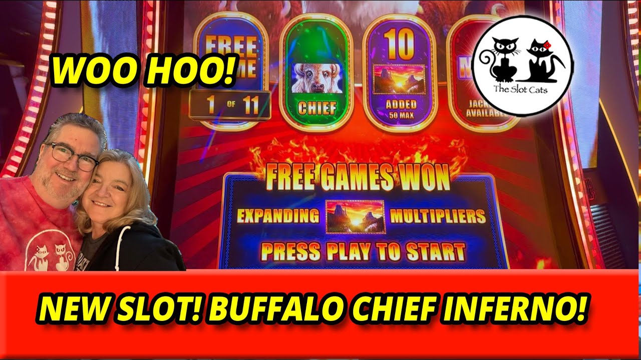 ВПЕРВЫЕ ИГРАЮ В НОВЫЙ BUFFALO CHIEF INFERNO! БОНУС ЗА КРУПНЫЙ ВЫИГРЫШ! #theslotcats #buffalo #slots