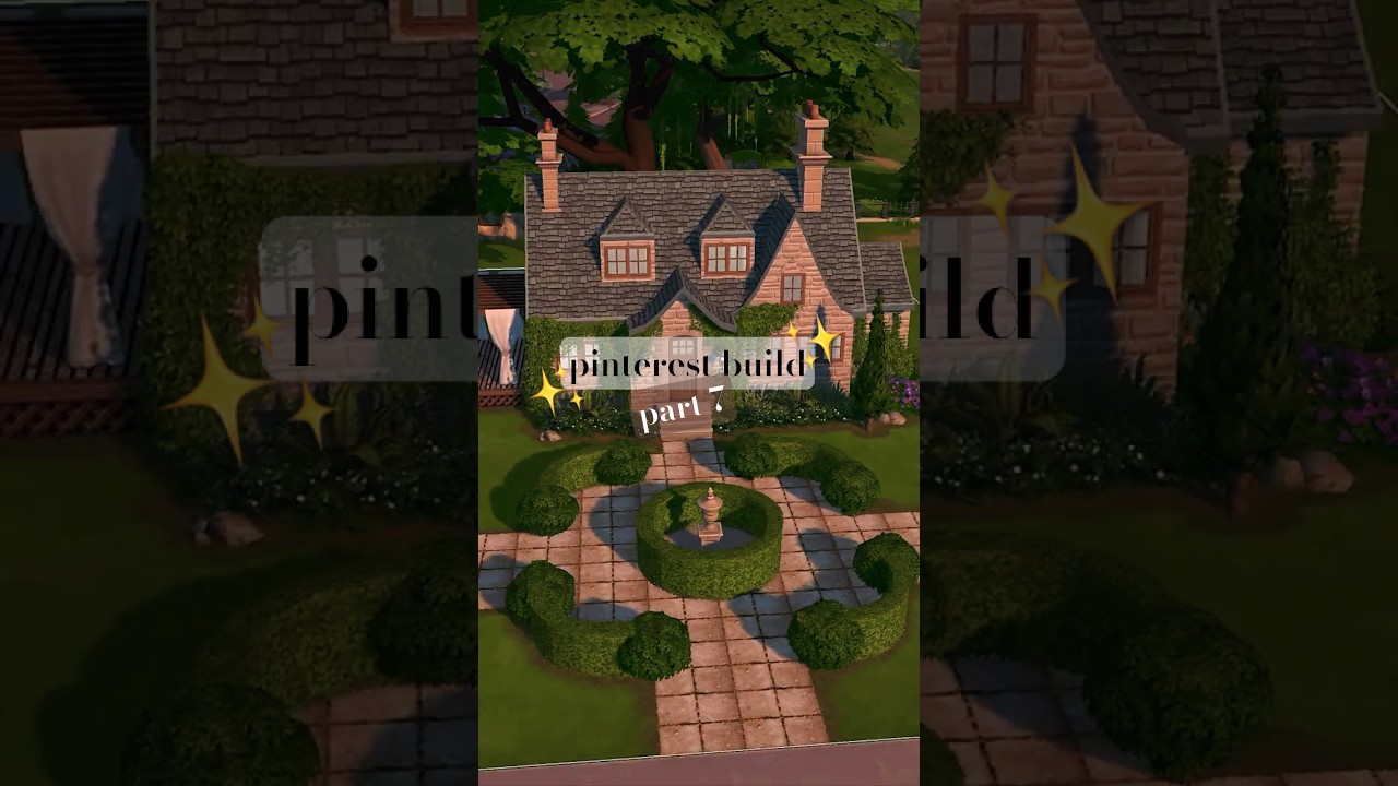 Pinterest Build Challenge Part 7  #ts4speedbuild #sims4build #thesims4 #sims4challenge #ts4