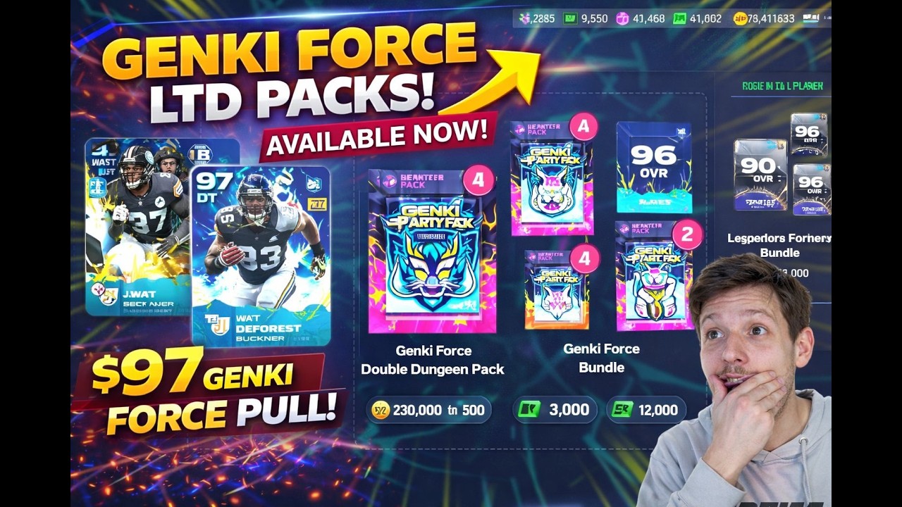 BRAND NEW GENKI FORCE PROMO! 97 LTD LAMAR JACKSON!