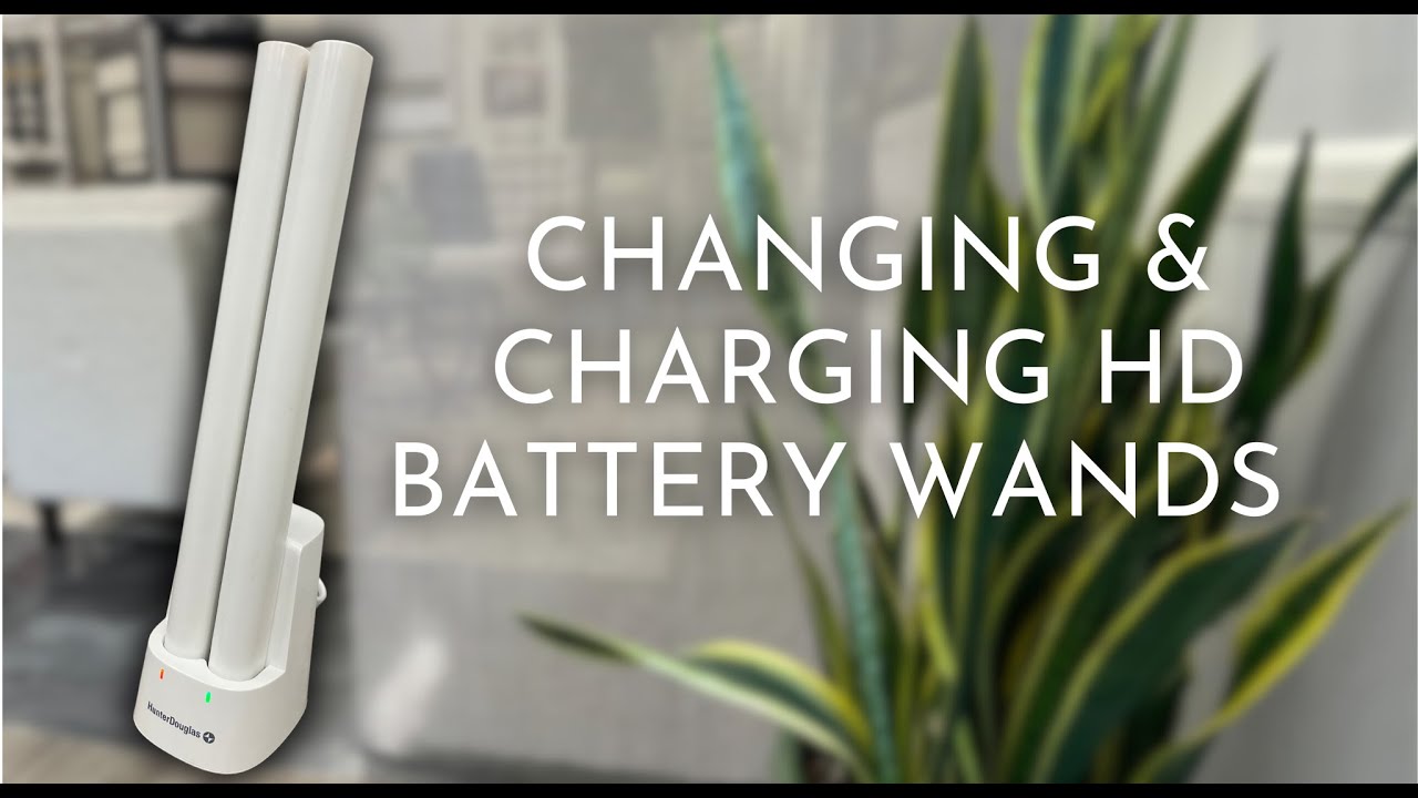 How to Change or Recharge a Battery Wand | Hunter Douglas PowerView