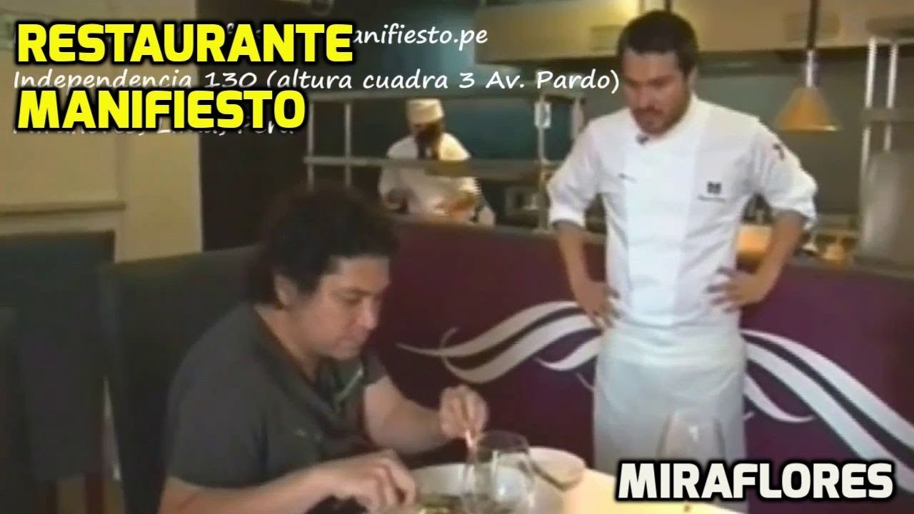 Restaurante Manifiesto - Miraflores (CERRADO)
