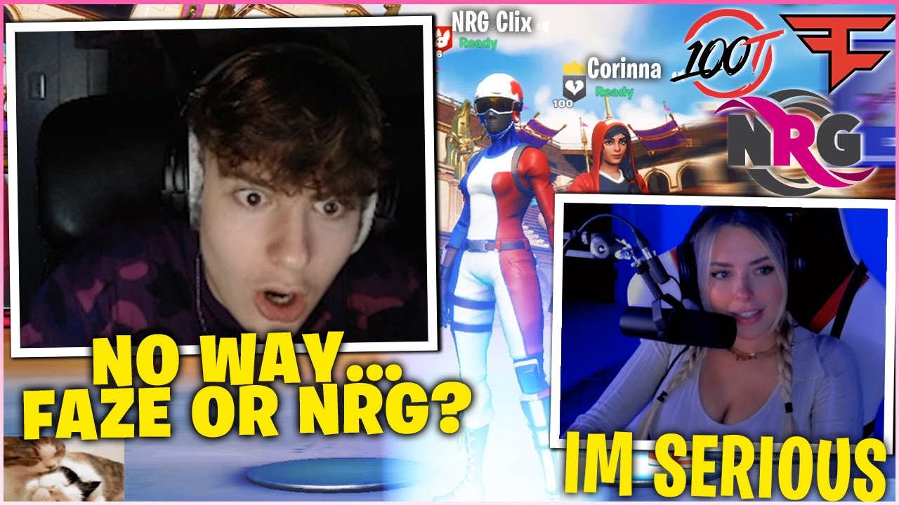 CLIX In DISBLIEF After CORINNA Reveals New ORG & FLEXES Her EARNINGS While Playing Duo Arena!