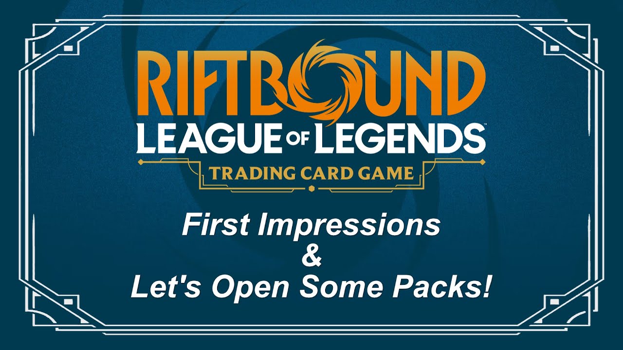 Let's open some Riftbound Packs and talk about the game - #riftbound