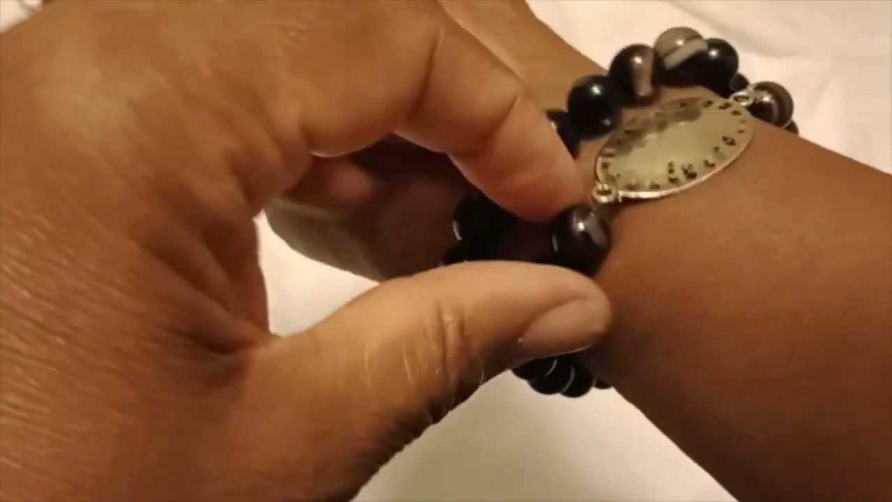 How-to Make a Double Strand Stretch Bracelet with Connector