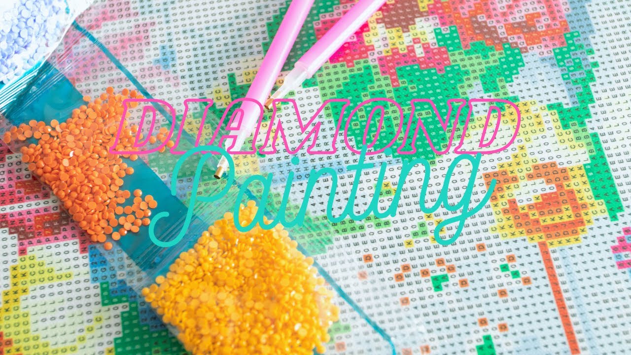 ASMR Diamond Painting - Here Comes The Sun! #asmr #crafty #art #relaxing #diamondpainting