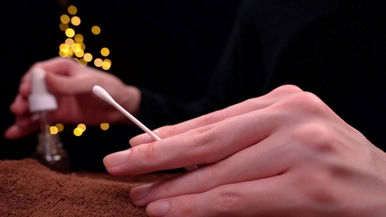 [ASMR]Чистка ушей Ролевая игра- Ear cleaning Roleplay(Soft spoken)