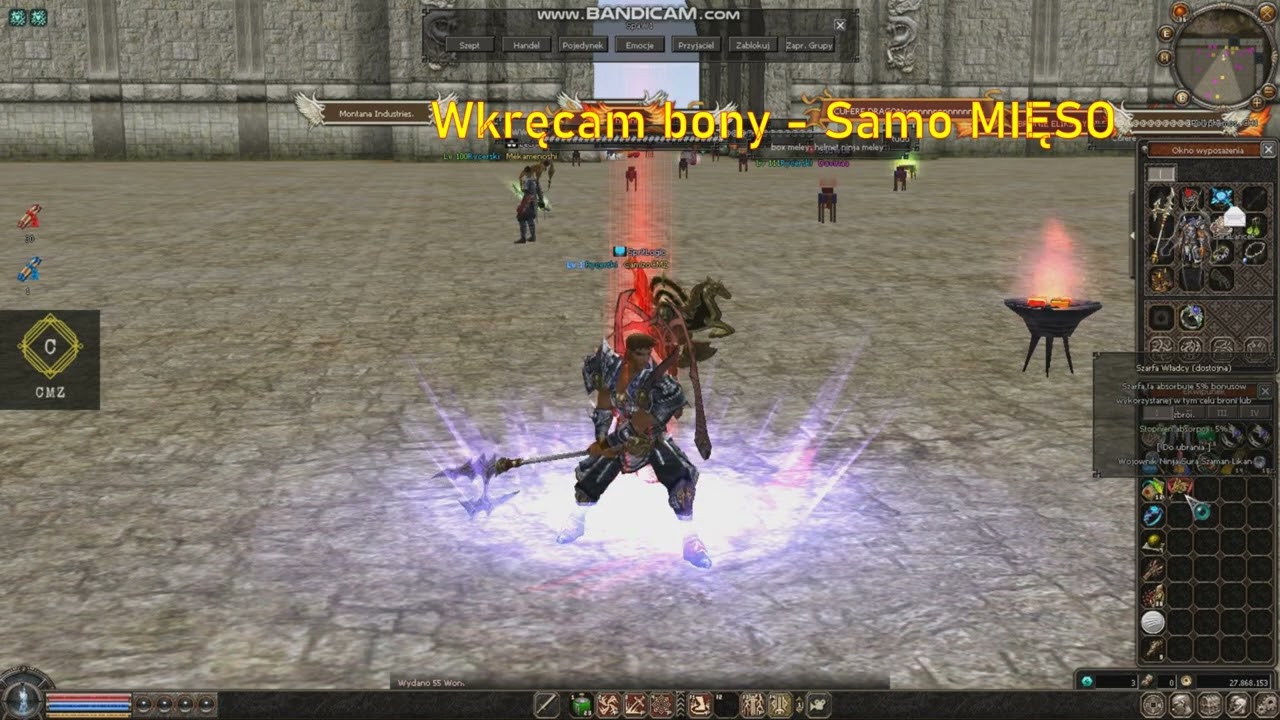#metin2 PL - Wkręcam bony - samo MIĘSO / Łowca Potworów / SpaW - #polyphemos #global