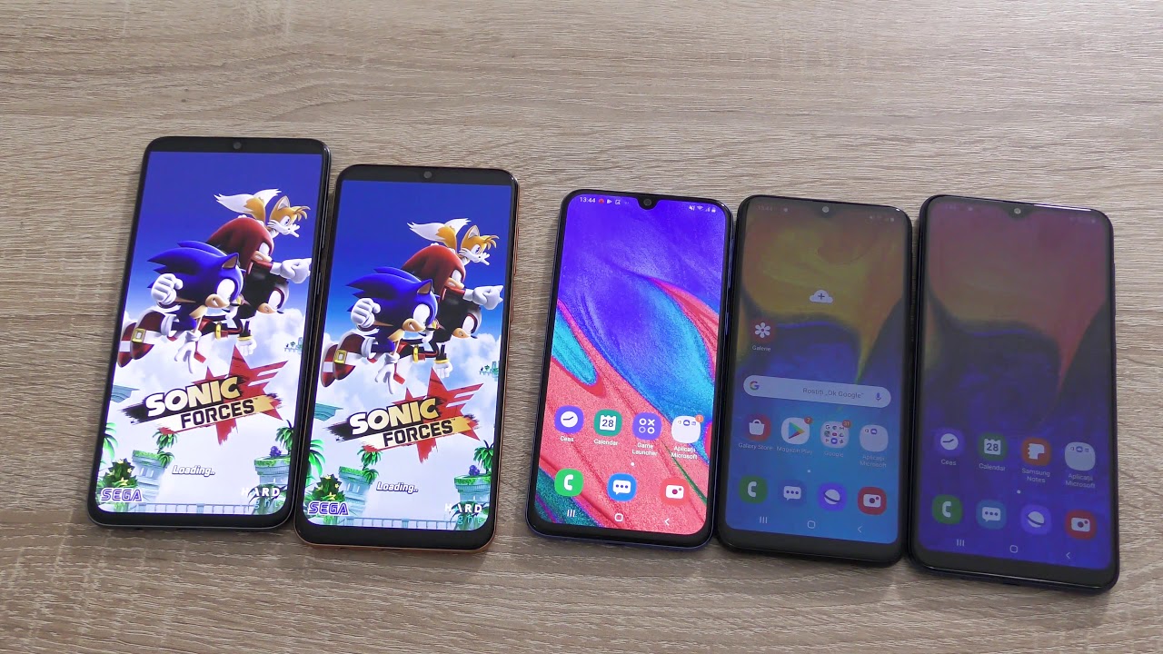 Noua serie Samsung Galaxy A in comparativ: Samsung Galaxy A10, A20e, A40, A50 si A70