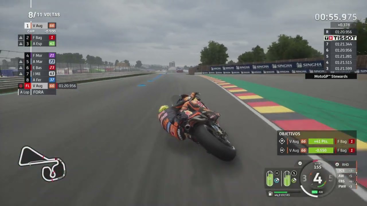 MotoGP 24 - MODO CARREIRA - CORRIDA - SACHSENRING - O SEGREDO É A LARGADA #67