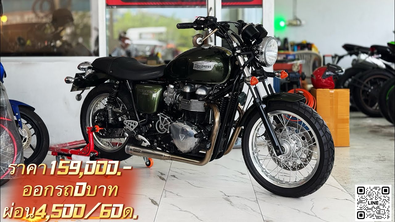 #Triumph thruxton900 ปี2015  ราคา159,000.-