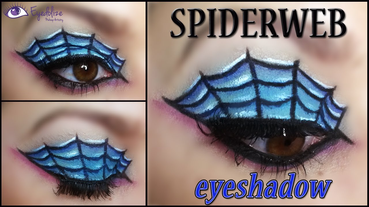 Spider Web Eyeshadow Halloween Makeup Tutorial by EyedolizeMakeup