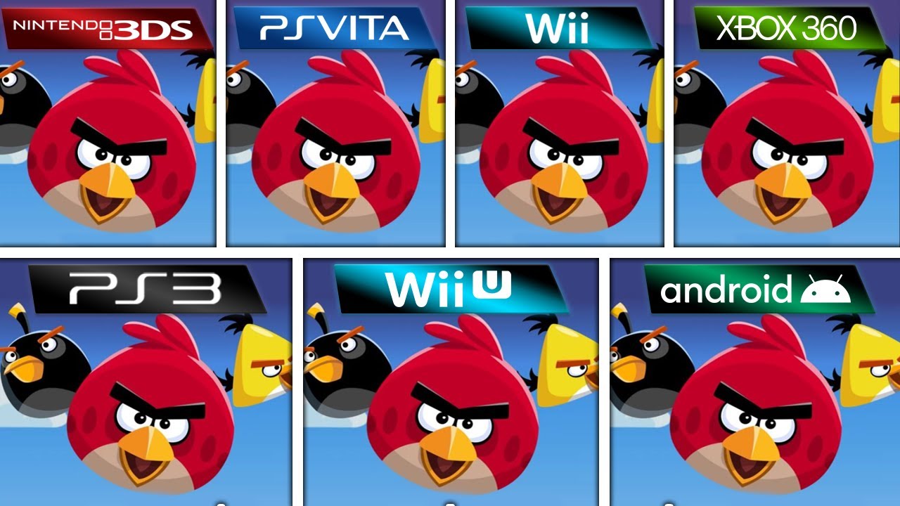 Angry Birds Classic (2009) 3DS vs PS Vita vs Wii vs XBOX 360 vs PS3 vs Wii U vs Android