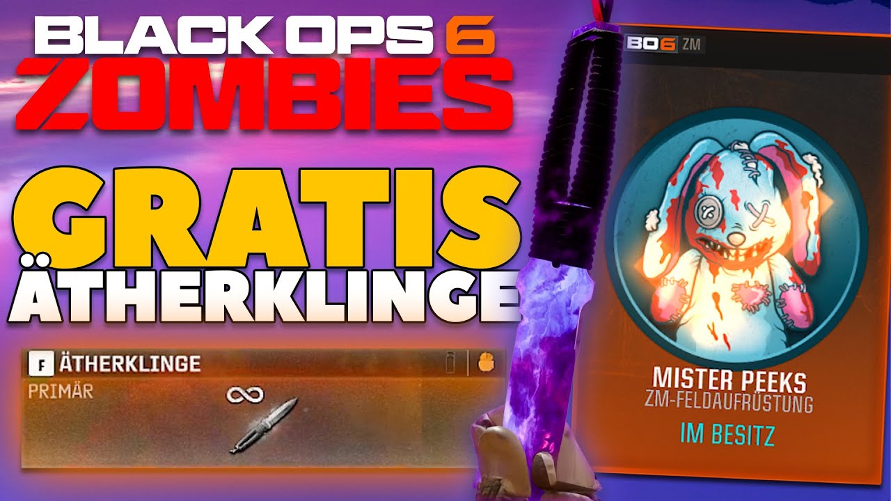 GRATIS &Auml;THERKLINGE bekommen! The Reckoning Easter Egg - Black Ops 6 Zombies DLC4